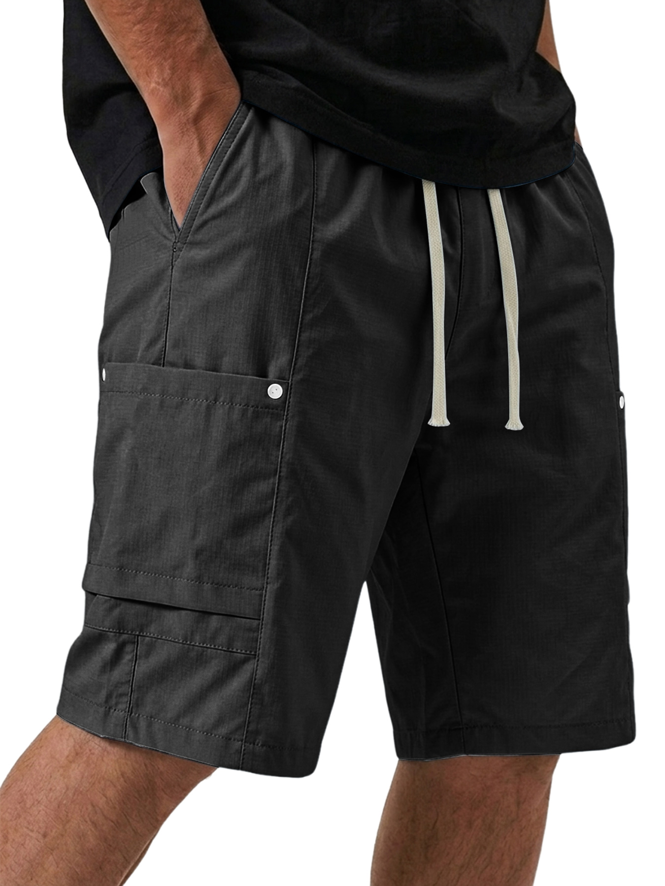 Men's Casual Breathable Multi-pocket Loose Cargo Shorts