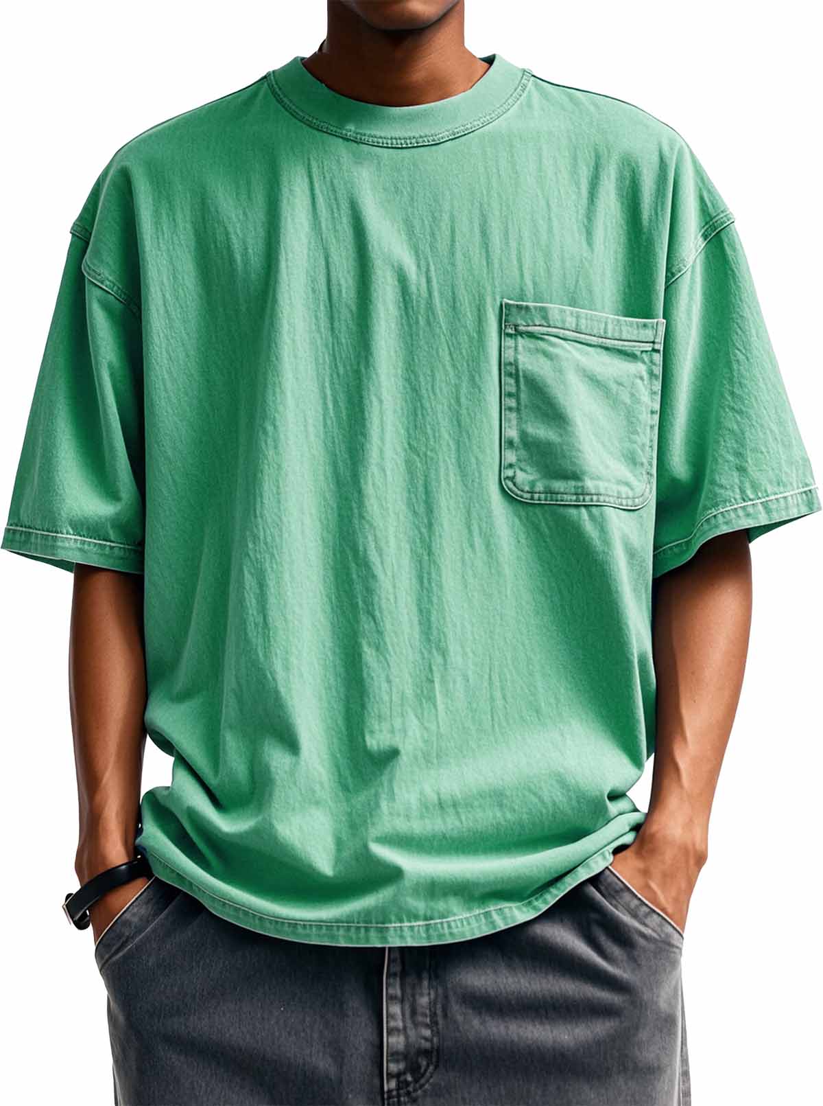 Men's Fashion Retro Round Neck Short Sleeve T-Shirt