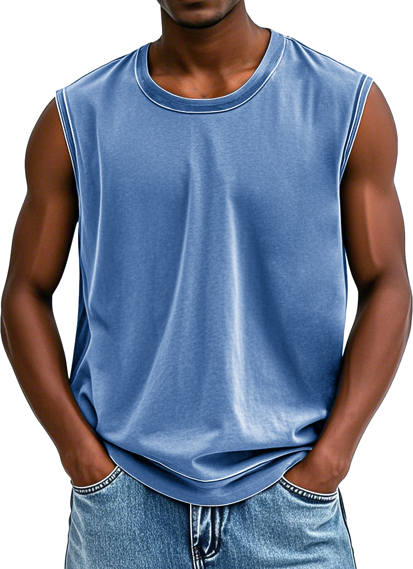 Men's Fashion Retro Distressed Sleeveless Vest