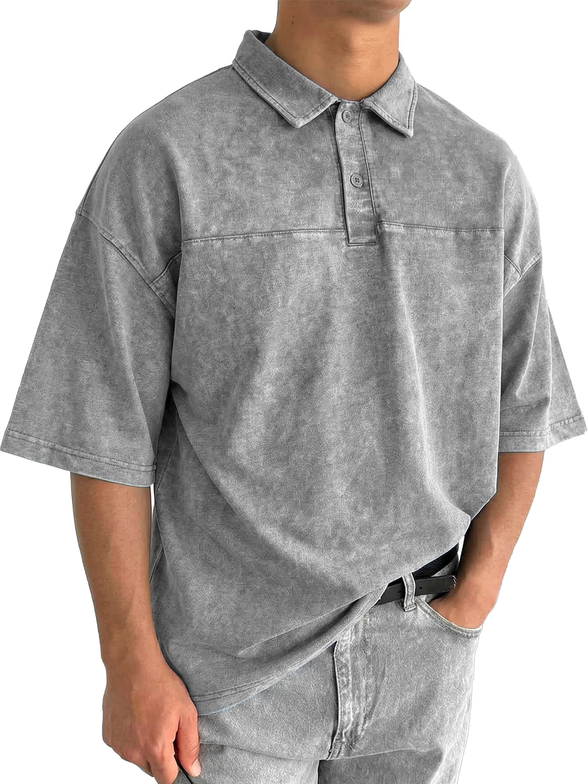 Men's Retro Fashion Collared Short-Sleeve Polo Shirt