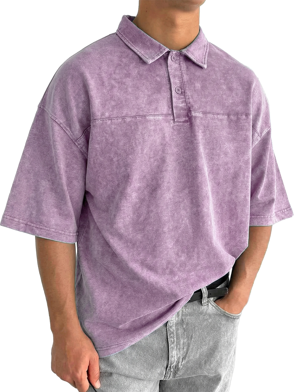 Men's Retro Fashion Collared Short-Sleeve Polo Shirt