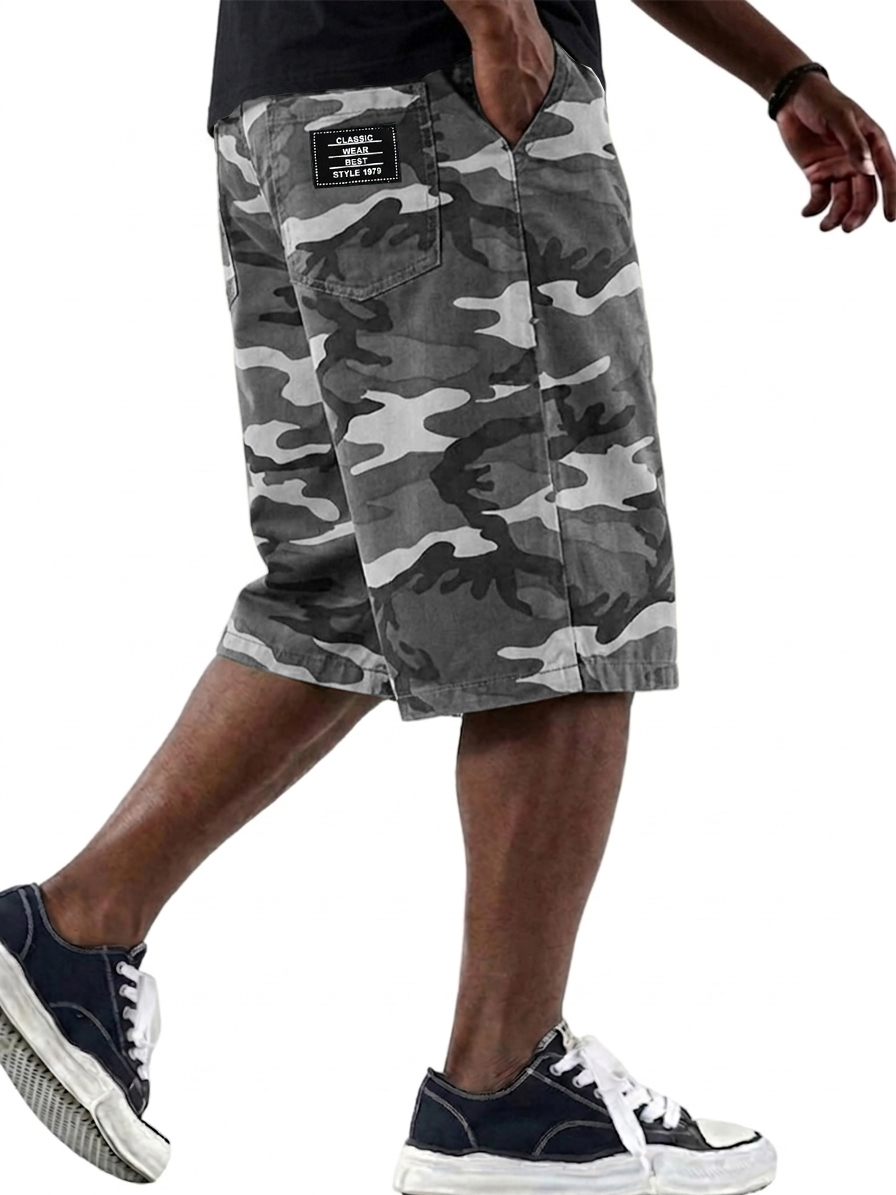 Camouflage Workwear Basic Shorts