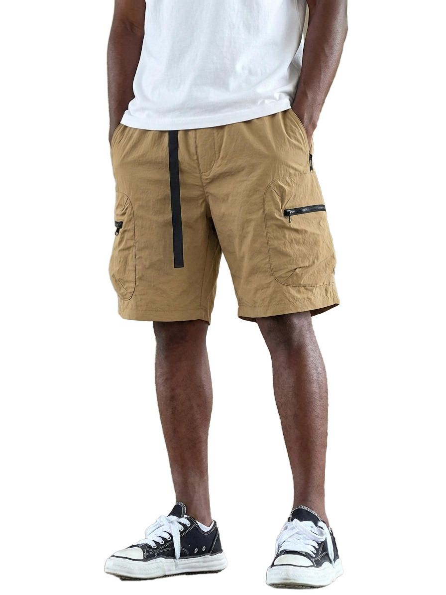 Men's Outdoor Hiking Casual Multi-Pocket Zipper Shorts