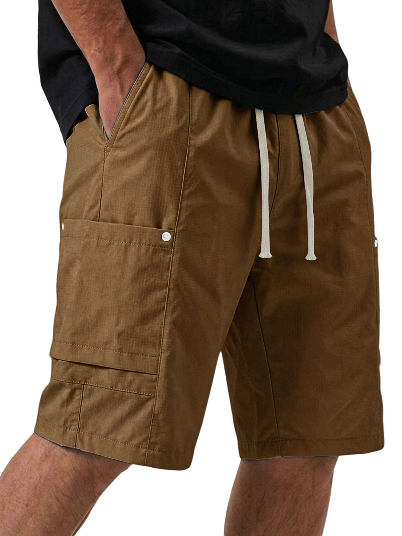 Men's Casual Breathable Multi-pocket Loose Cargo Shorts