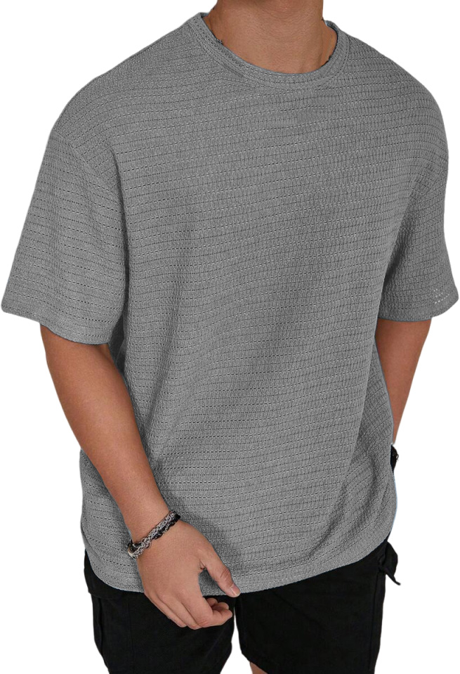 Men's Retro Fashion Casual Short-sleeved Round Neck T-shirt