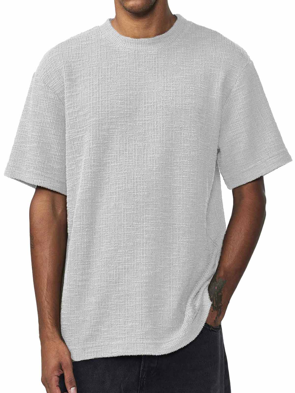 Men's Fashion Casual Retro Round Neck Short Sleeve T-Shirt