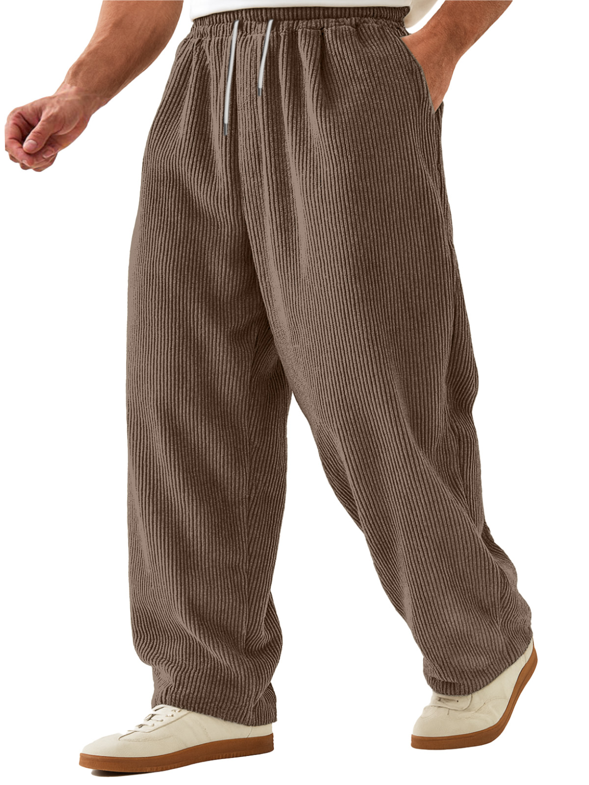 Retro Everyday Casual Corduroy Loose Trousers