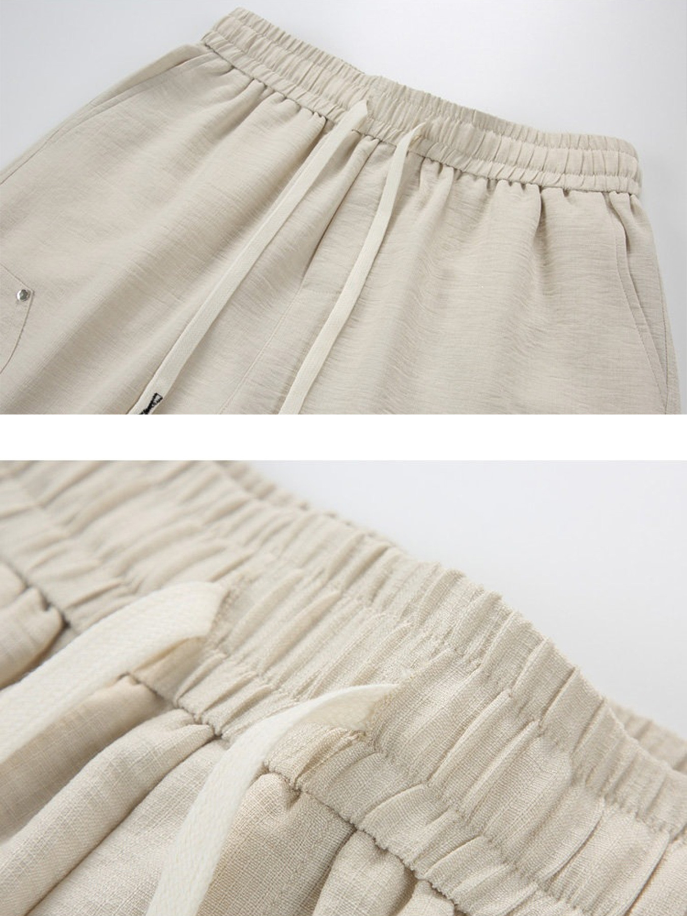 Men's Linen Studded Casual Loose Comfort Shorts