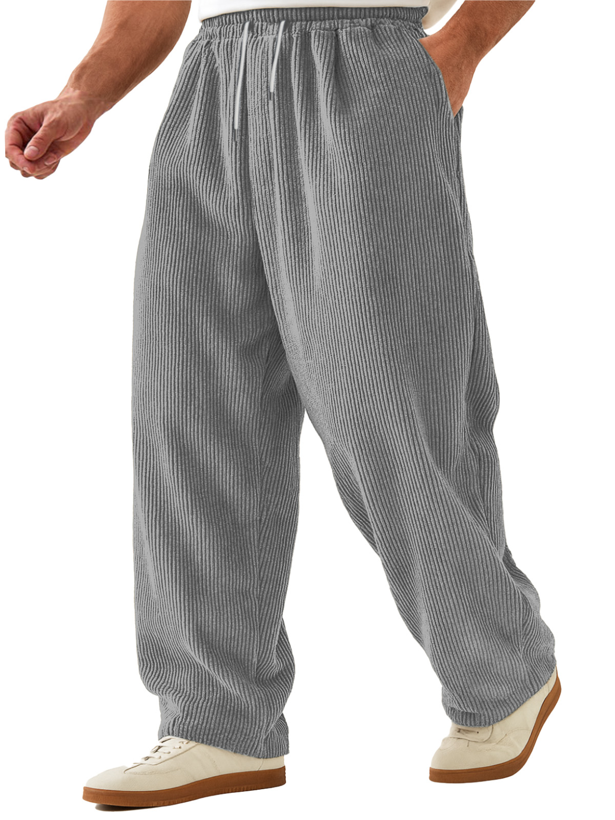 Retro Everyday Casual Corduroy Loose Trousers