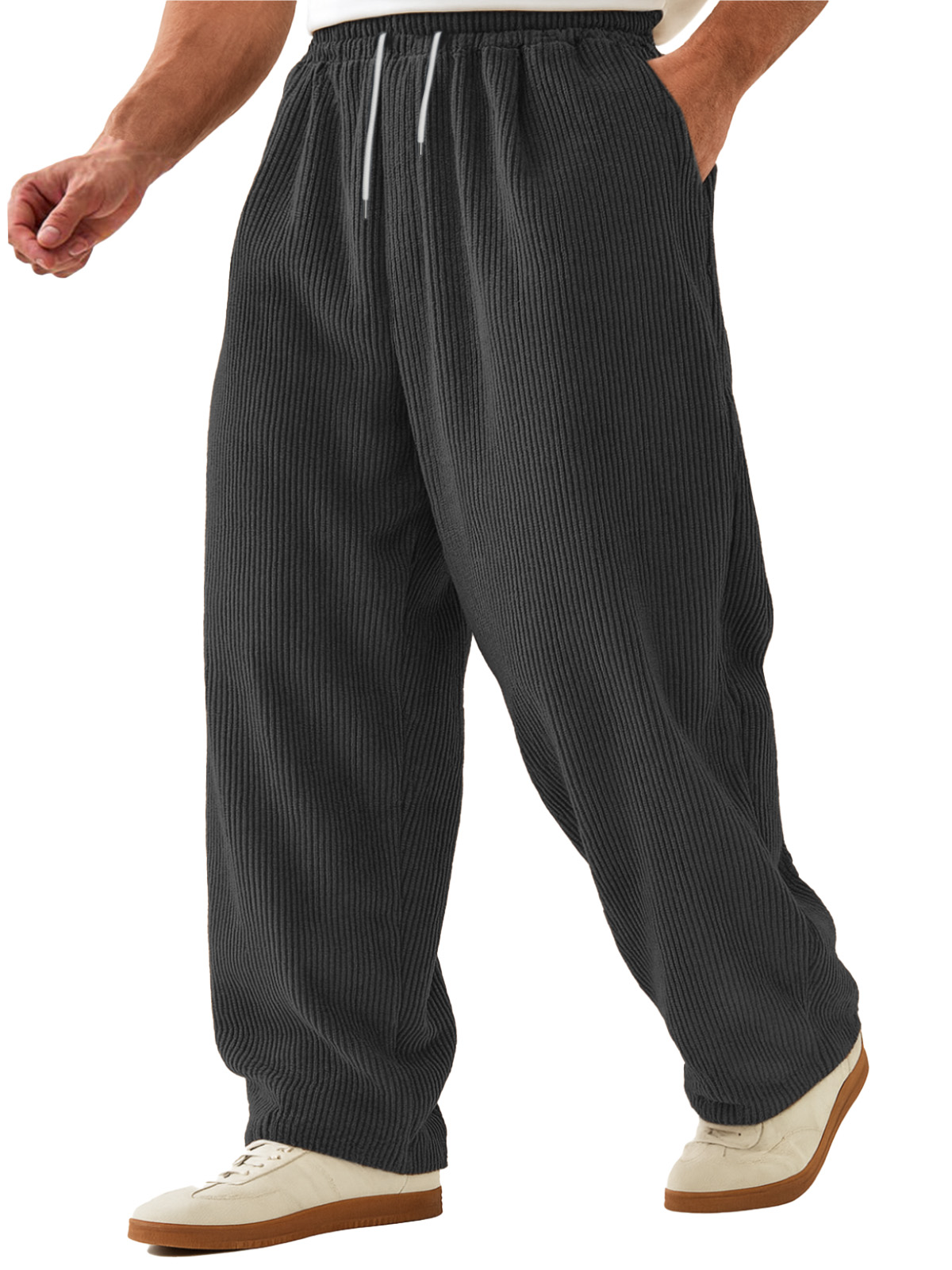 Retro Everyday Casual Corduroy Loose Trousers