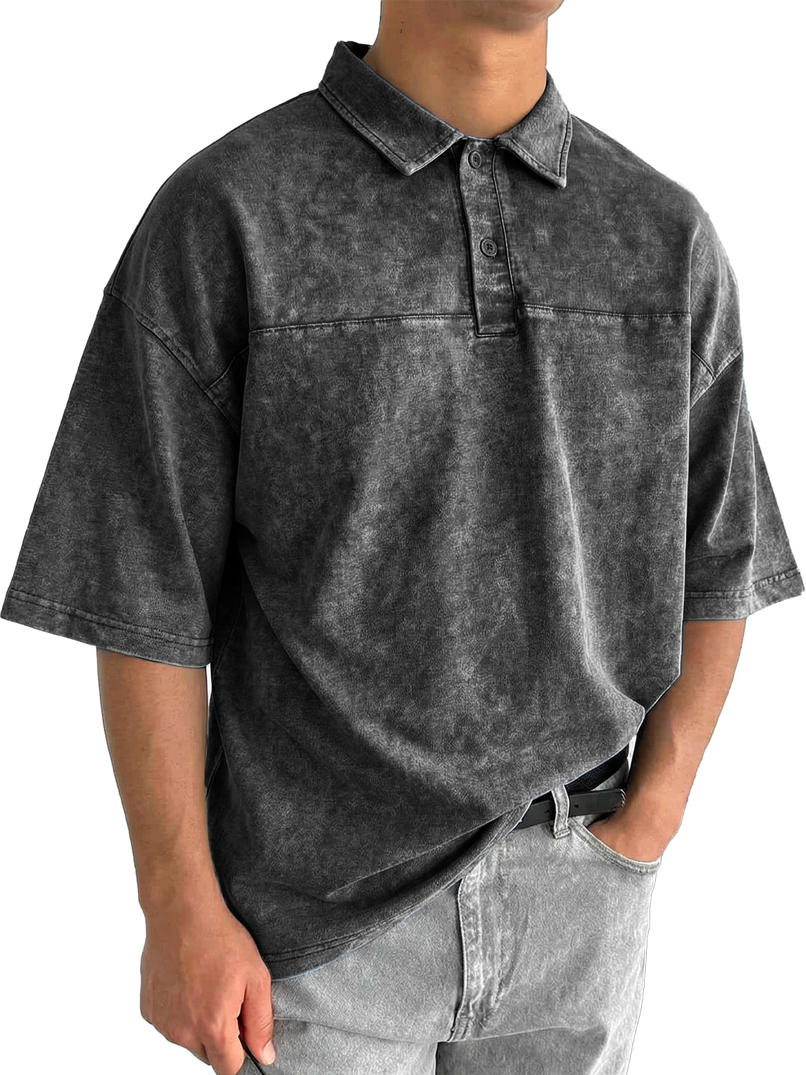 Men's Retro Fashion Collared Short-Sleeve Polo Shirt