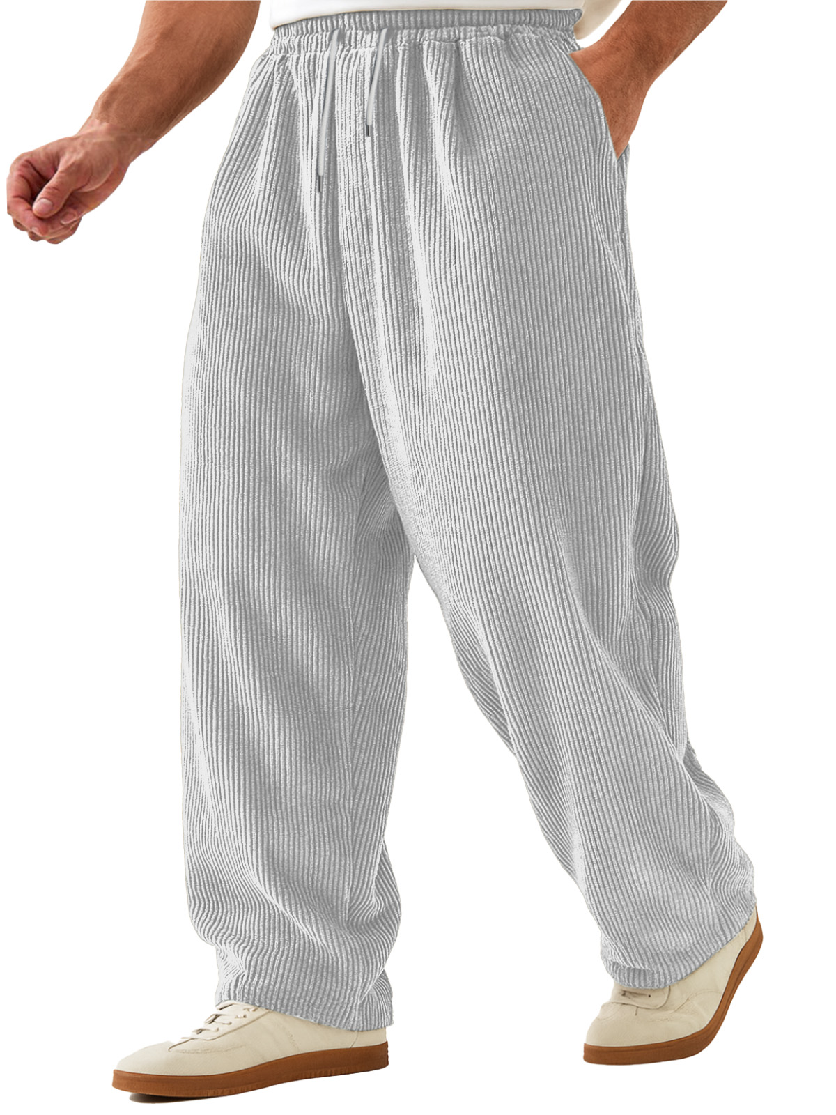 Retro Everyday Casual Corduroy Loose Trousers