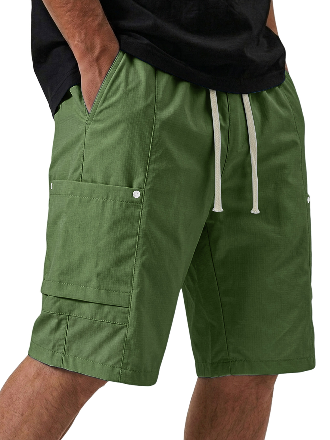Men's Casual Breathable Multi-pocket Loose Cargo Shorts