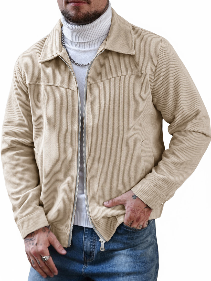 Men's Stylish Retro Corduroy Casual Jacket