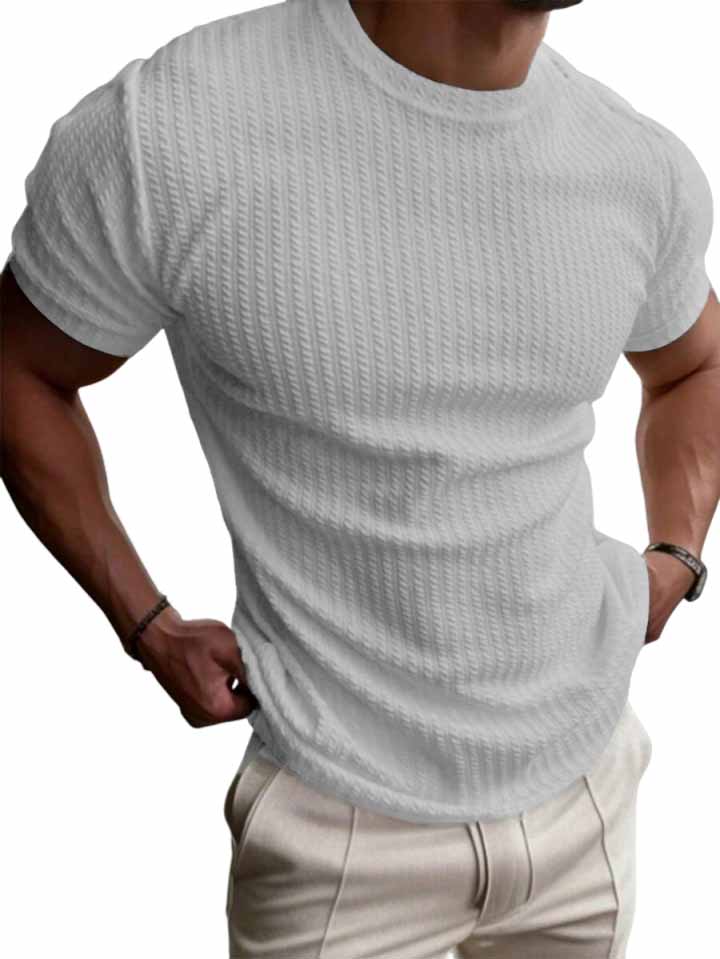 Men's Fashion Retro Short Sleeve Pit T-Shirt