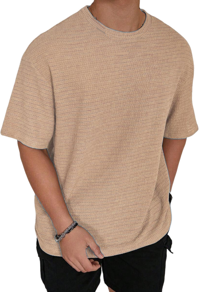 Men's Retro Fashion Casual Short-sleeved Round Neck T-shirt