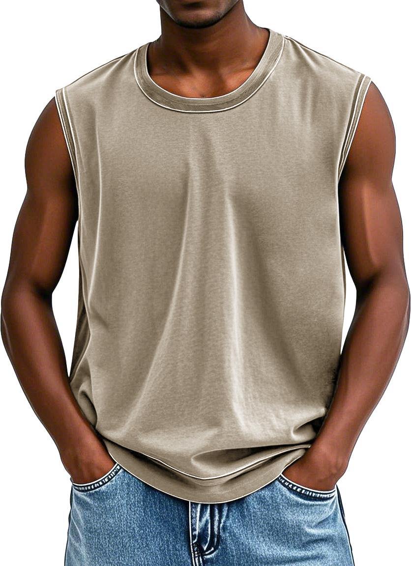 Men's Fashion Retro Distressed Sleeveless Vest