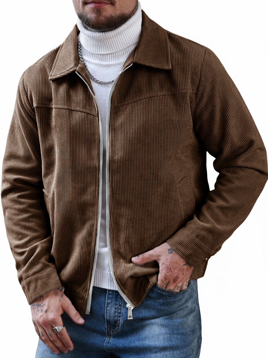 Men's Stylish Retro Corduroy Casual Jacket