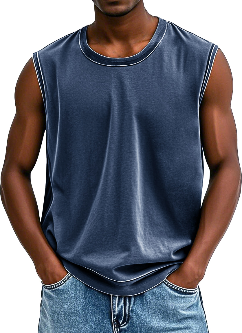 Men's Fashion Retro Distressed Sleeveless Vest