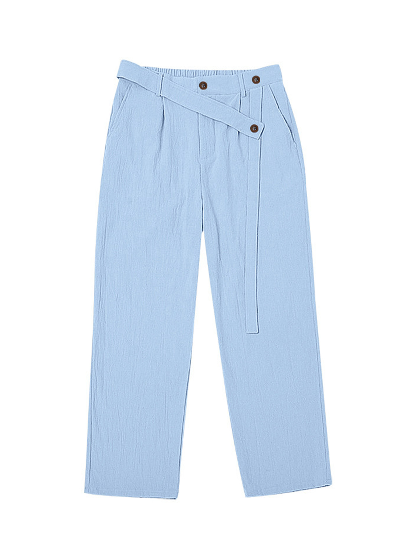 Men's Casual Linen Cross-Waisted Comfort Trousers