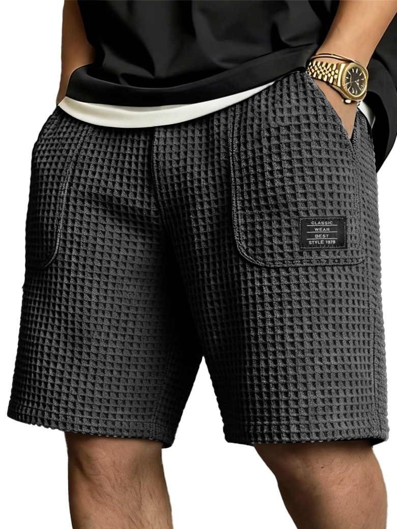 Men's Fashion Retro Loose Pocket Shorts