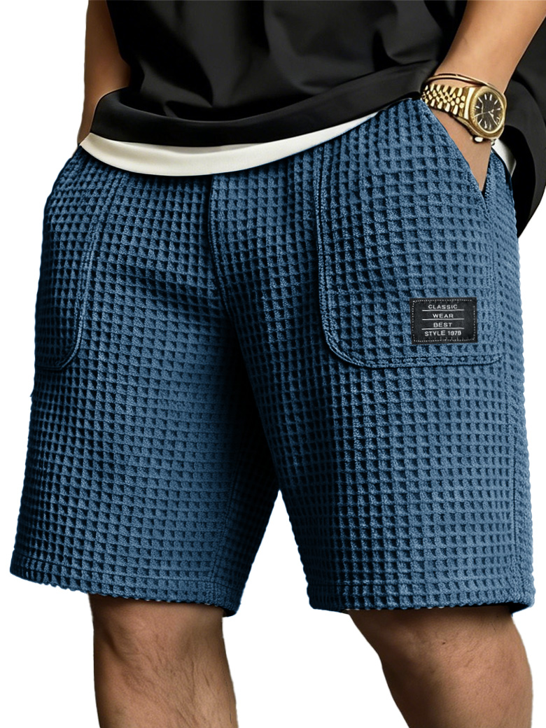 Men's Fashion Retro Loose Pocket Shorts