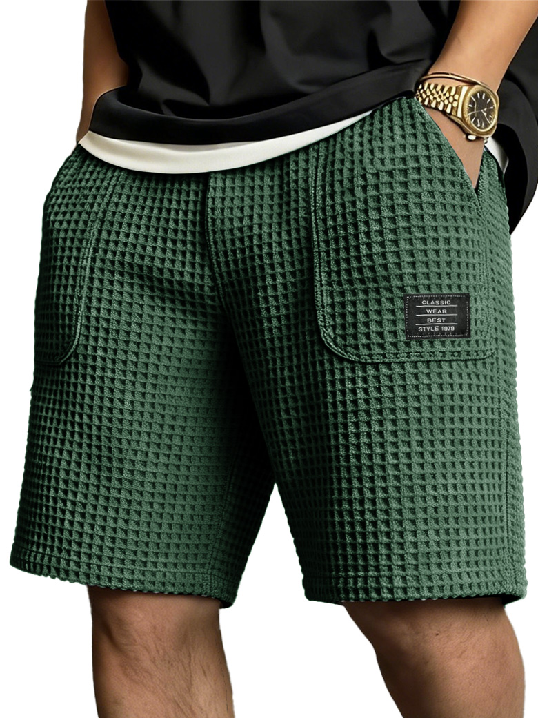 Men's Fashion Retro Loose Pocket Shorts
