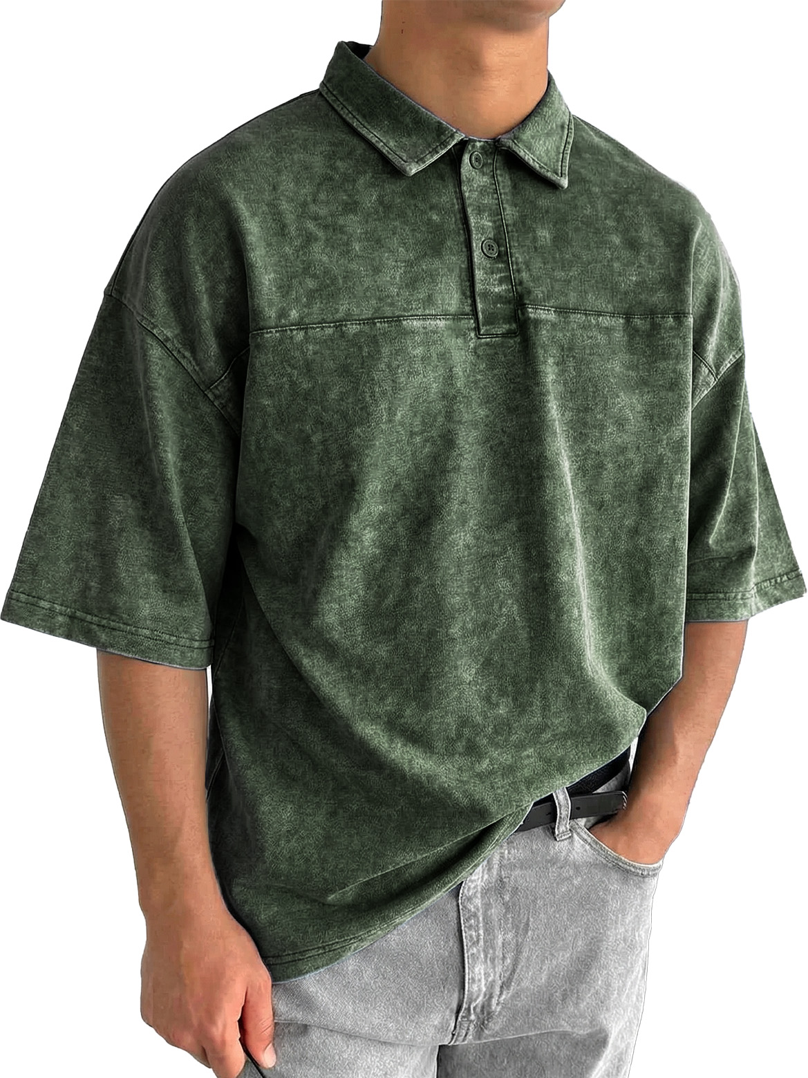 Men's Retro Fashion Collared Short-Sleeve Polo Shirt