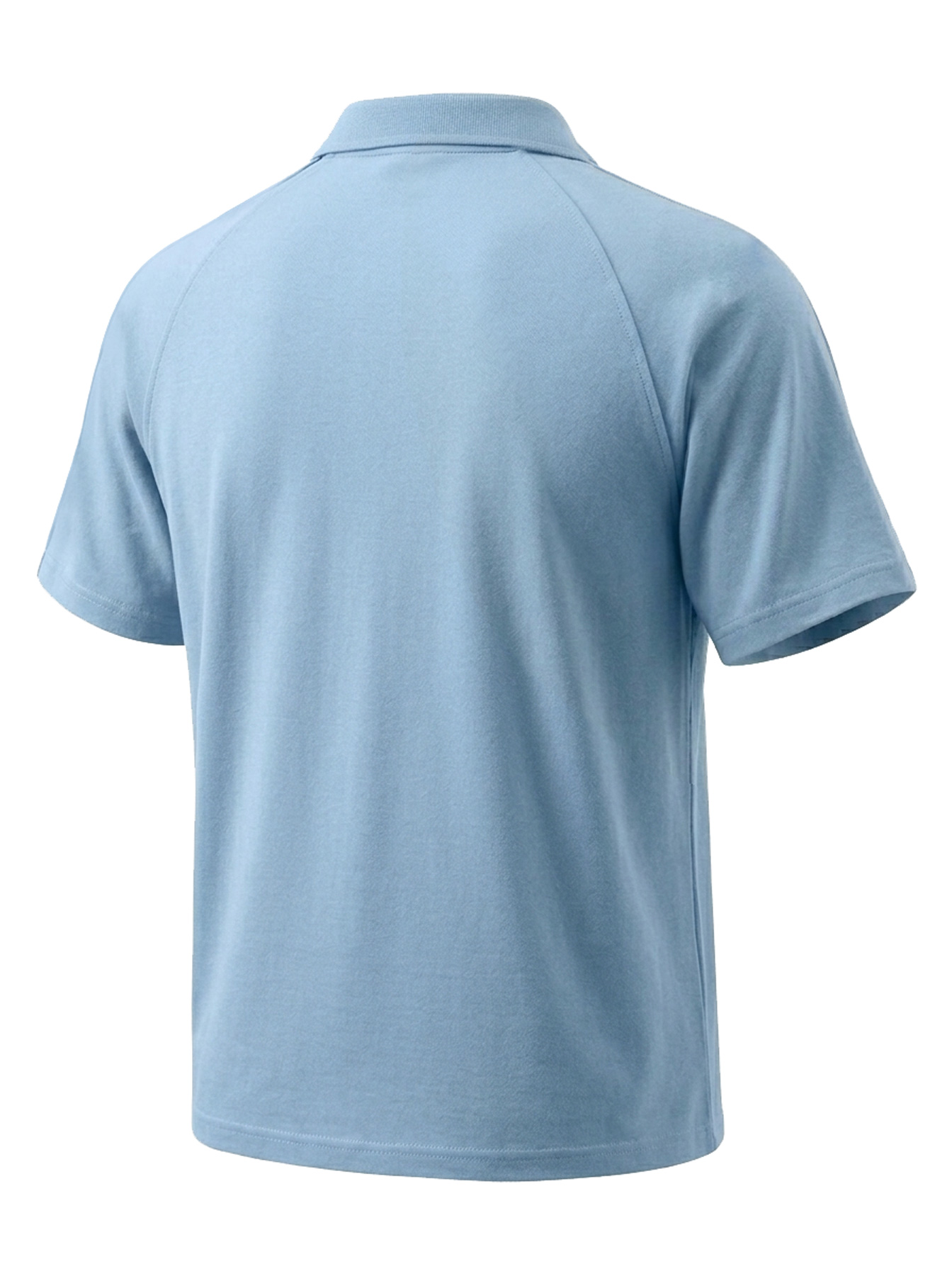 Men's Casual Collared Button Deconstructed Short-Sleeve Polo Shirt