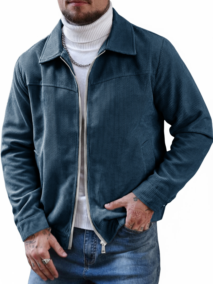 Men's Stylish Retro Corduroy Casual Jacket