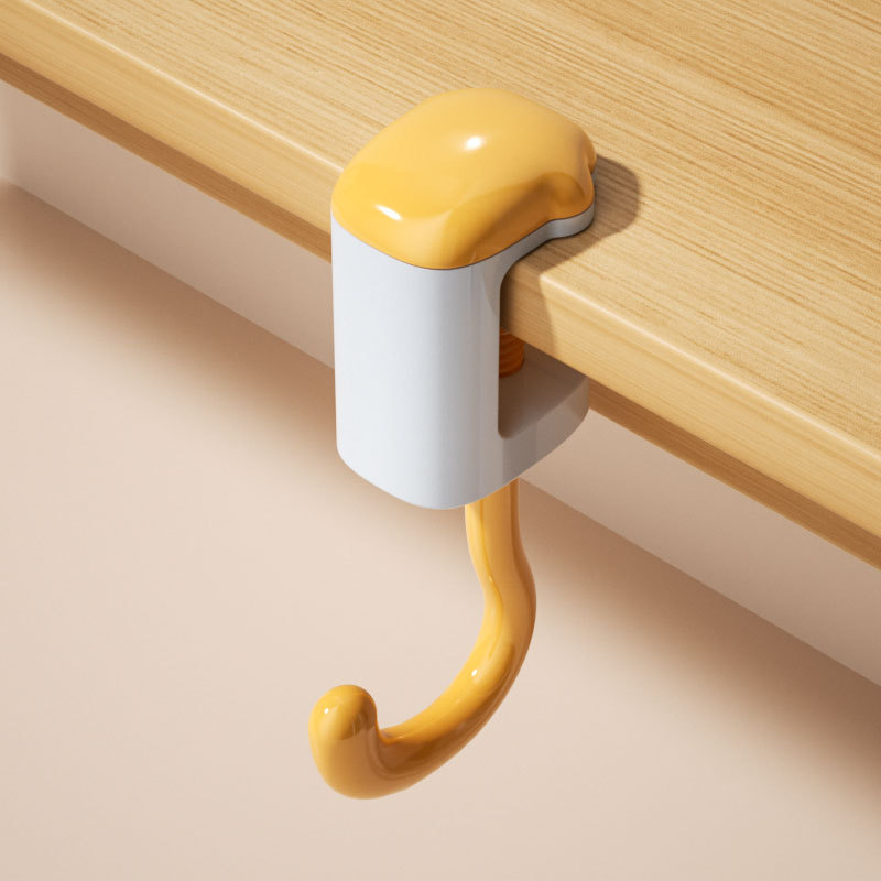 No-Nail Adjustable Desk Edge Hook