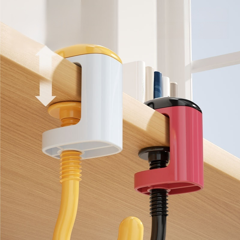 No-Nail Adjustable Desk Edge Hook