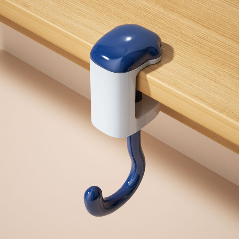 No-Nail Adjustable Desk Edge Hook
