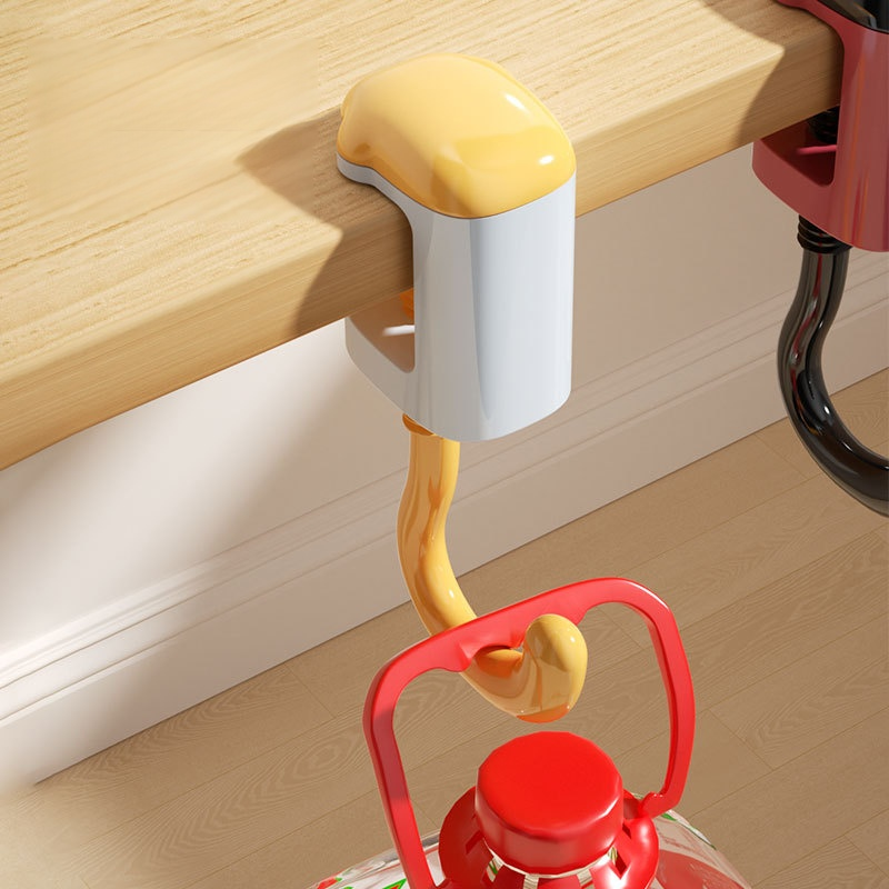 No-Nail Adjustable Desk Edge Hook