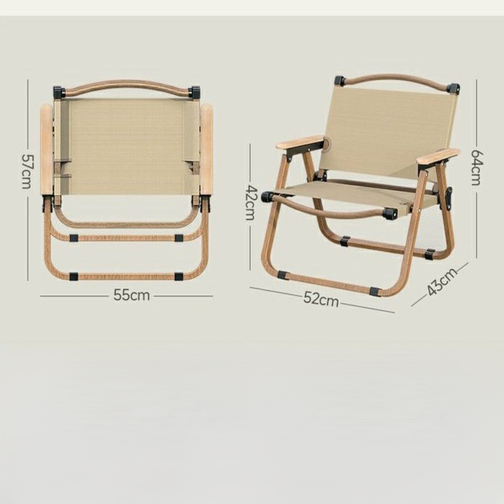 Portable outdoor folding chair
