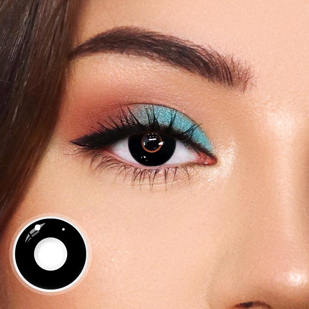 Eylumi Darknight Black Colored Contact Lenses