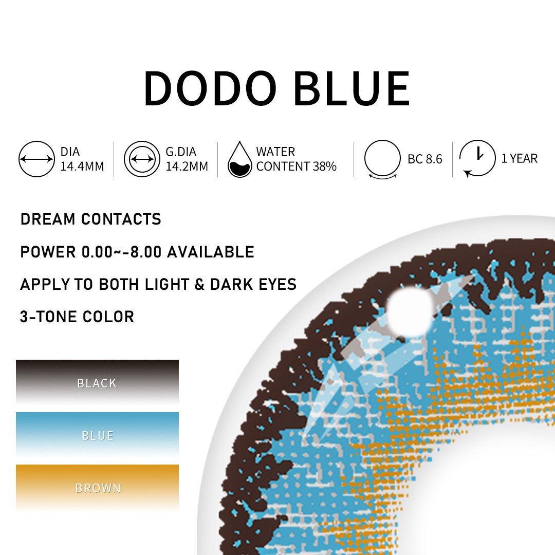 Eylumi Dodo Blue Colored Contact Lenses - image 3