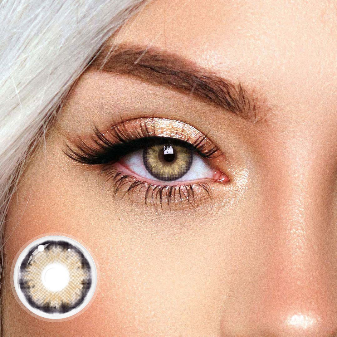 Eylumi Moon Garden Brown Colored Contact Lenses