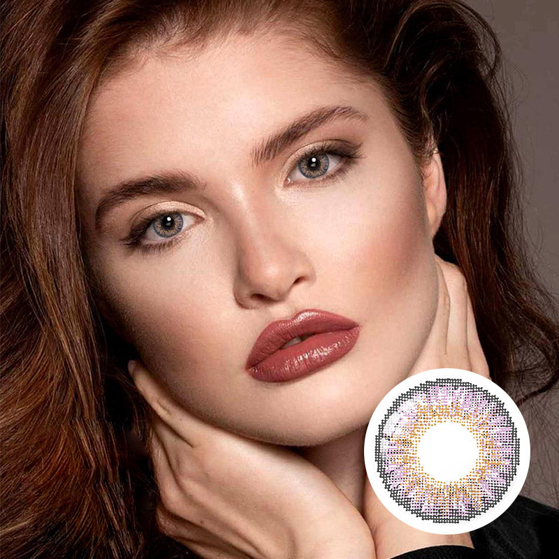 Eylumi 3 Tone Amethyst Colored Contact Lenses - image 3