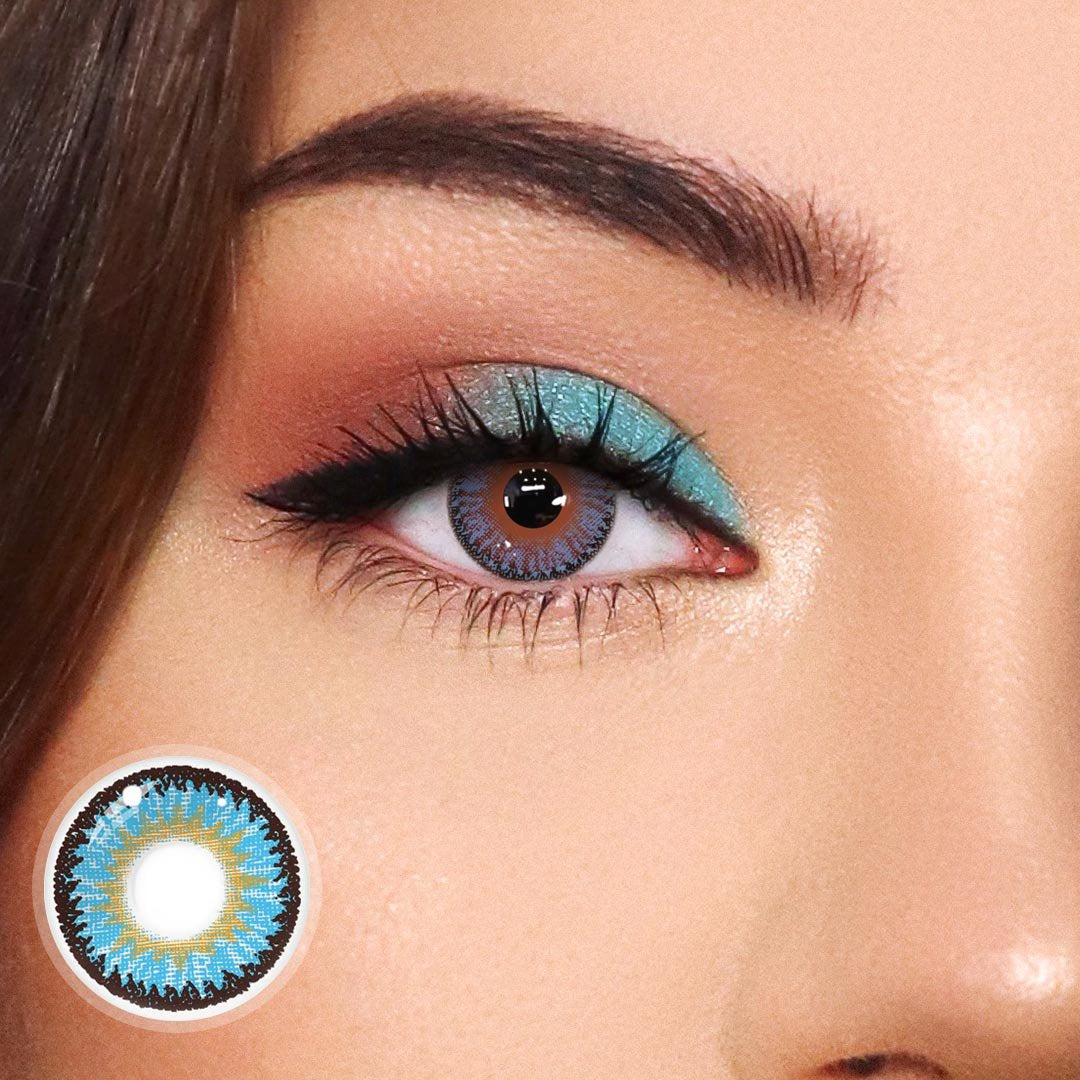 Eylumi Dodo Blue Colored Contact Lenses