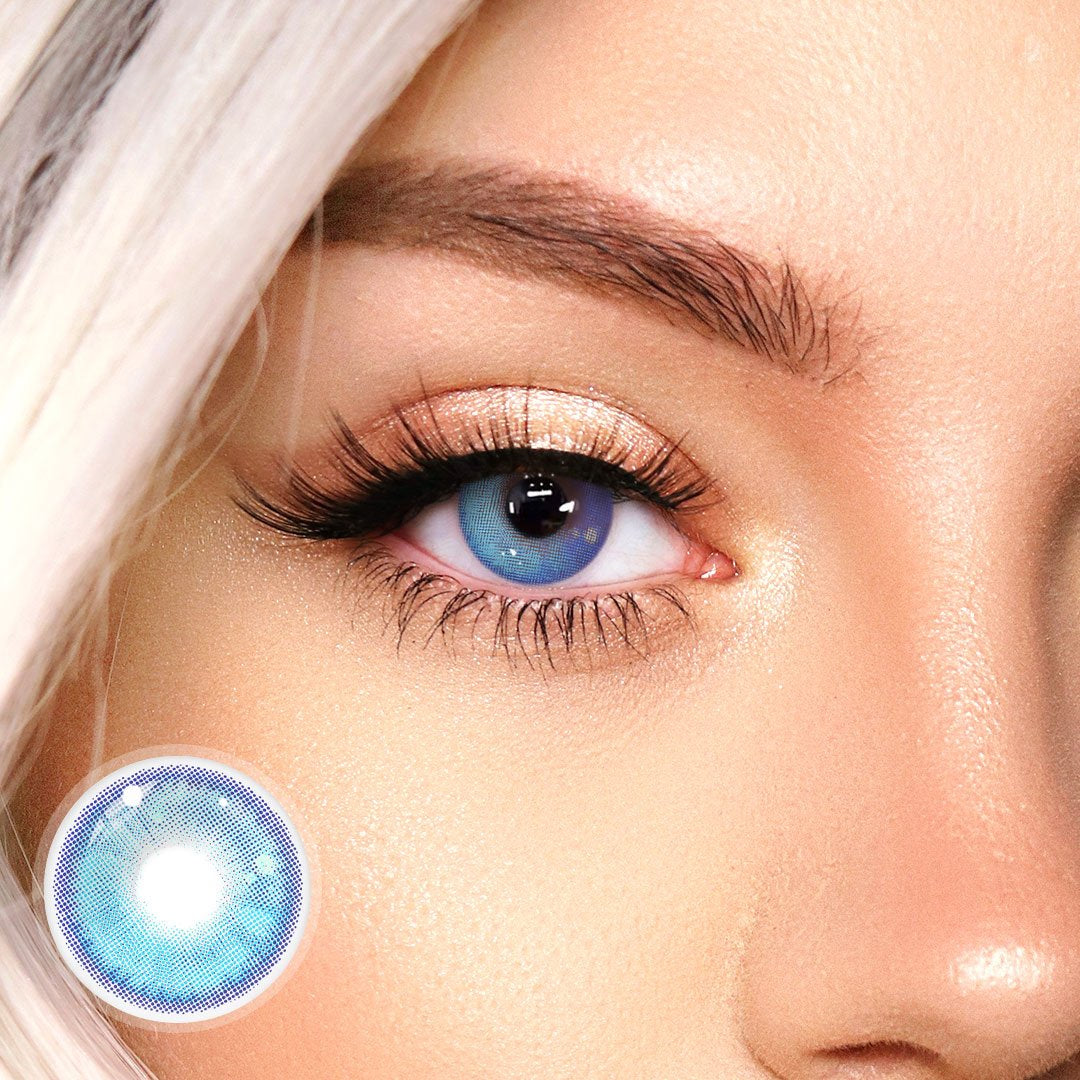 Eylumi Rio Blue Colored Contact Lenses