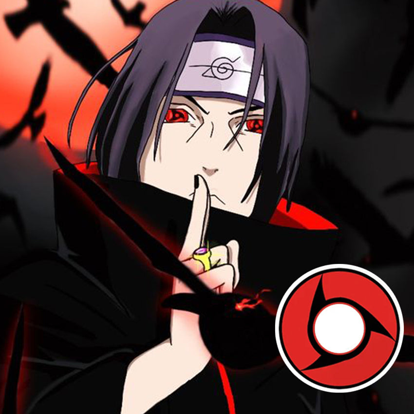 Eylumi Naruto Itachi Sharingan Cosplay Contacts Colored Contact Lenses - image 2