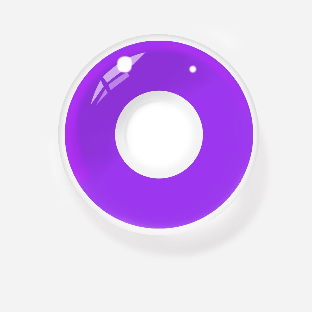 Eylumi Pure Purple Colored Contact Lenses - image 2
