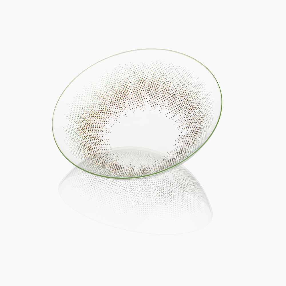 Eylumi Acacia Olive Colored Contact Lenses - Natural Green Eye Enhancement | 1-Day Daily Lenses