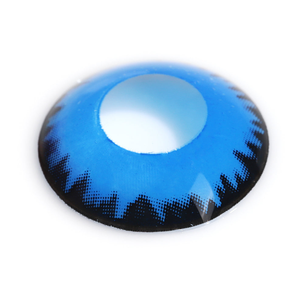 Eylumi Twilight Blue Werewolf Halloween Contacts Colored Contact Lenses - image 5