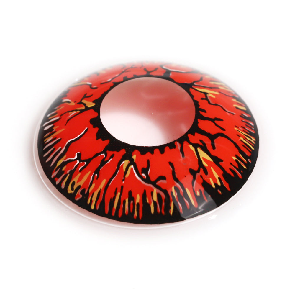 Eylumi Red Crack Halloween Contacts Colored Contact Lenses - image 5