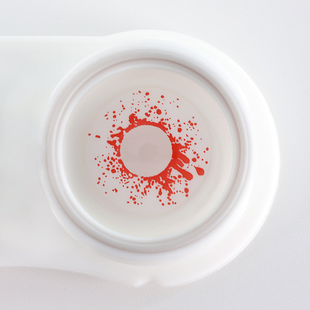 Eylumi Crazy Blood Splat Halloween Contacts Colored Contact Lenses - image 4