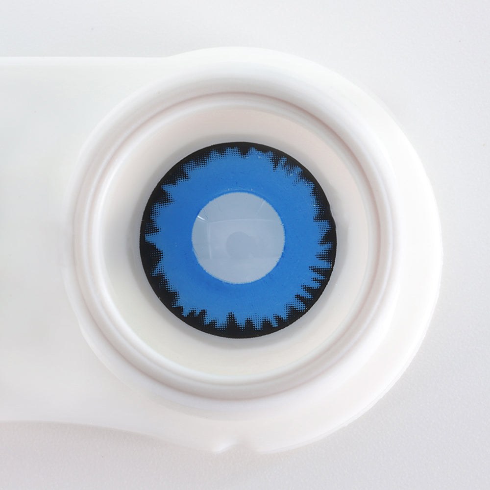 Eylumi Twilight Blue Werewolf Halloween Contacts Colored Contact Lenses - image 4