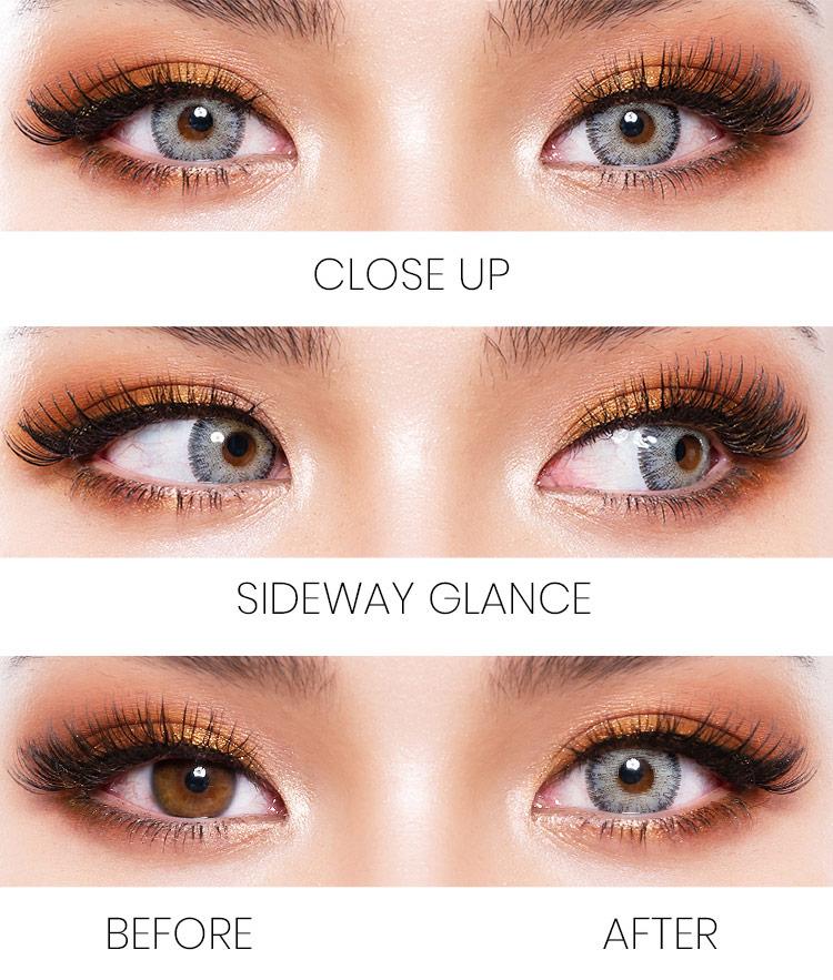 Eylumi Princess Pinky Foxy Grey Colored Contact Lenses - image 3