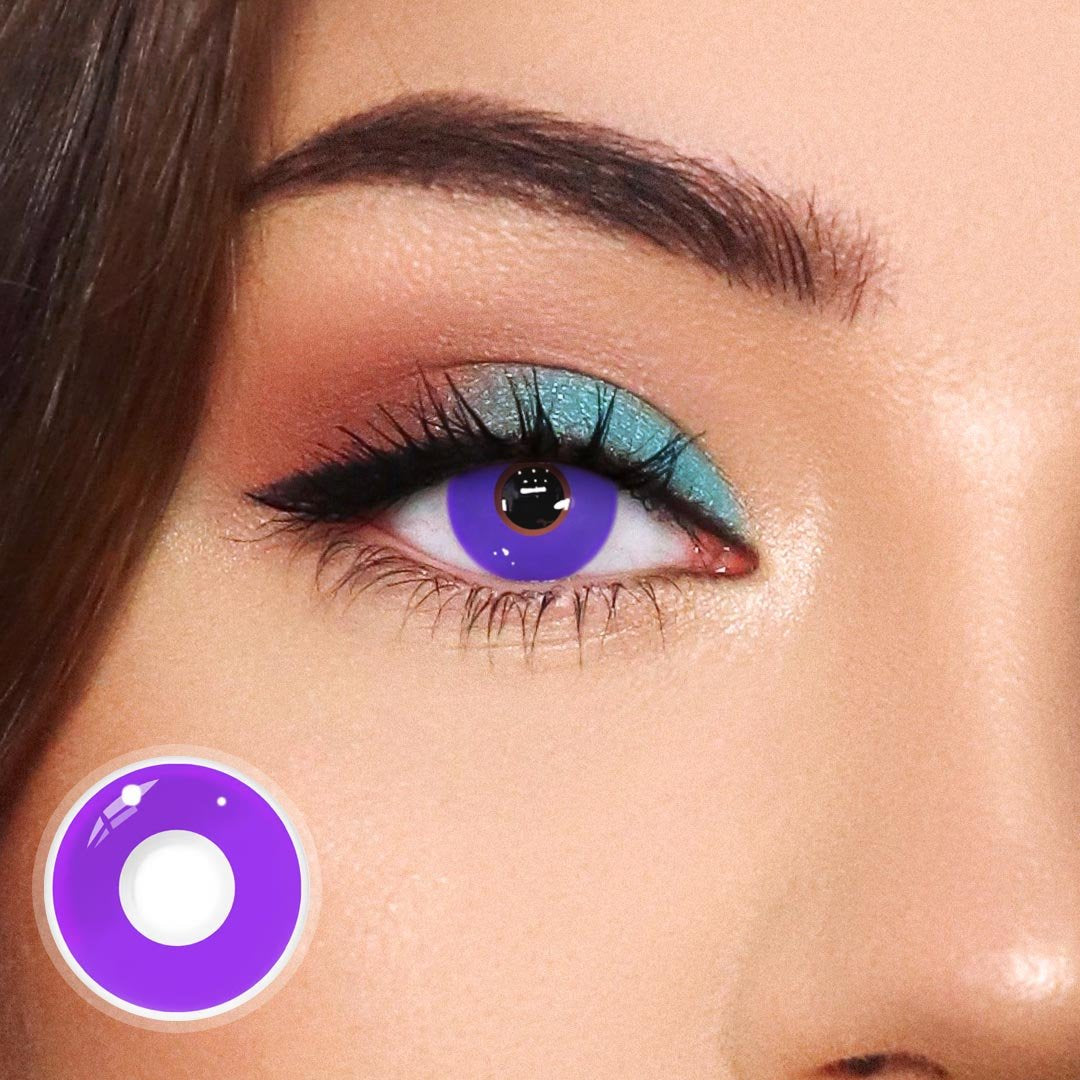 Eylumi Pure Purple Colored Contact Lenses